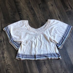 Eternal Sunshine Creations Crochet Stripe Top